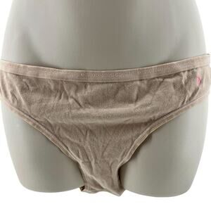 Victoria's Secret Signature Hi Leg Bikini Beige Large